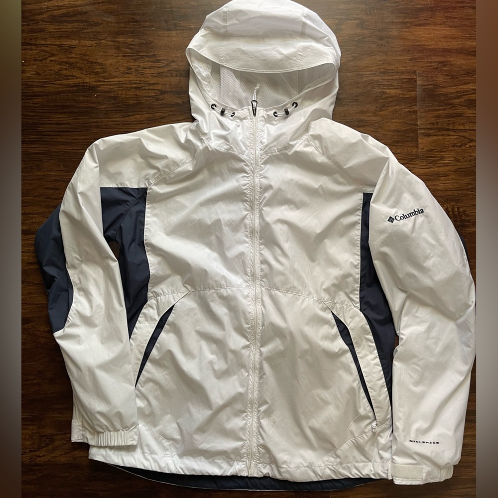 Women’s White Columbia Jacket Large